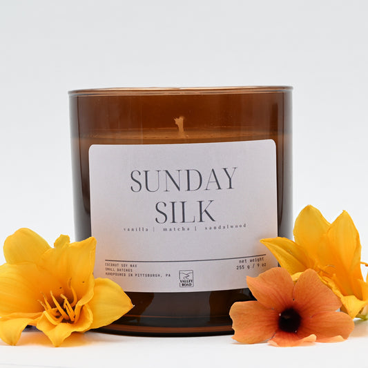 Sunday Silk Candle - 9 oz